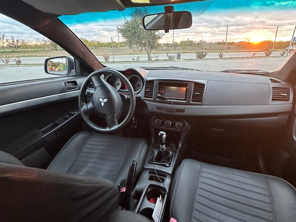 2007 Mitsubishi Lancer X, серый, 660000 рублей - вид 10