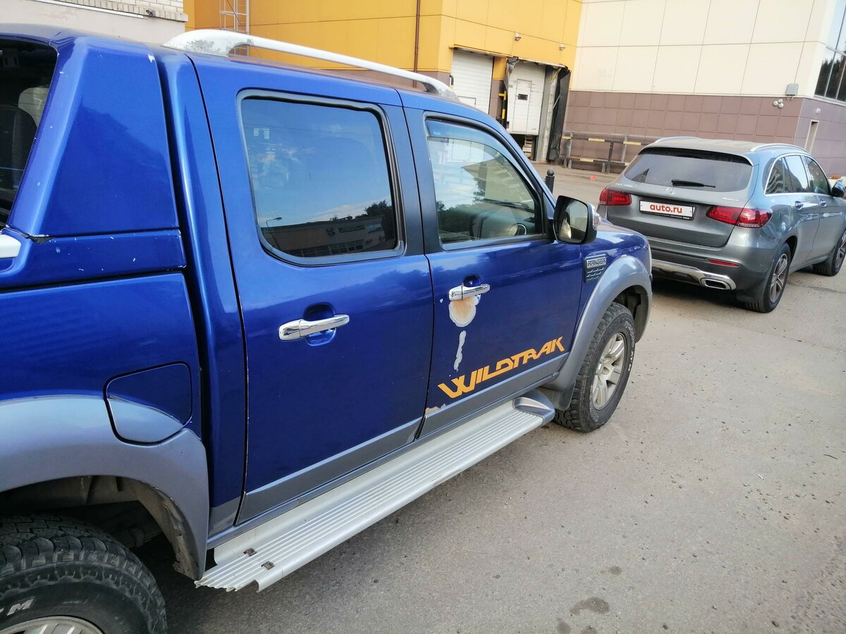 Купить б/у Ford Ranger II 2.5d MT (143 л.с.) 4WD дизель механика в Подольске синий Форд