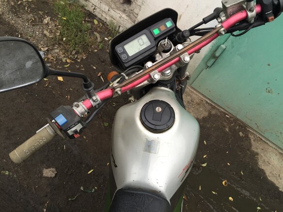 1997 Kawasaki KL 250, зелёный - вид 2