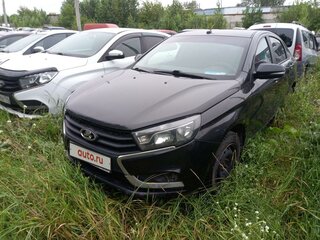 2019 Lada (ВАЗ) Vesta I, чёрный, 600000 рублей, вид 1
