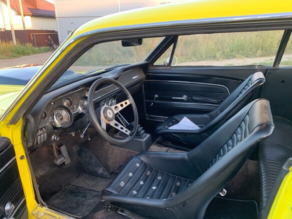 1969 Ford Mustang I, жёлтый - вид 30