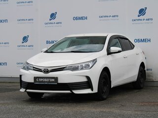 2018 Toyota Corolla XI (E160, E170, E180) Рестайлинг 1, белый, 1095000 рублей, вид 1
