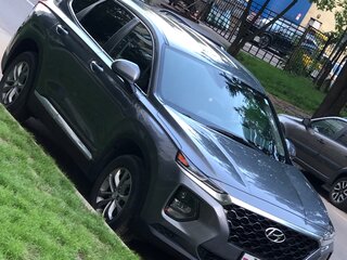 2019 Hyundai Santa Fe IV, серый, 1650000 рублей, вид 1