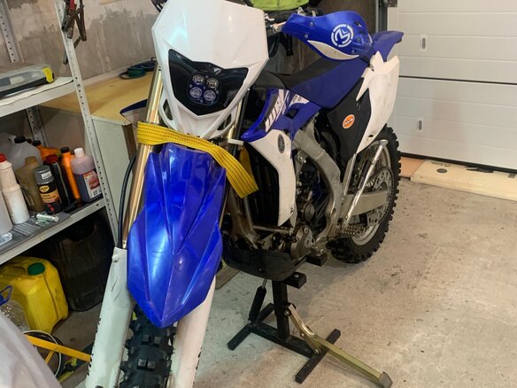 2015 Yamaha WR450F, синий, 680000 рублей