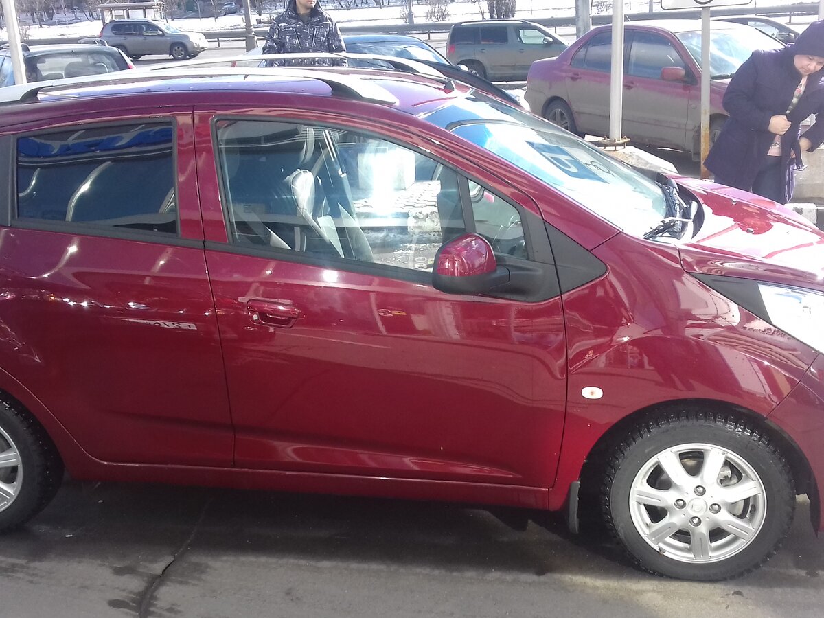 Бордовый Spark Chevrolet Tuning