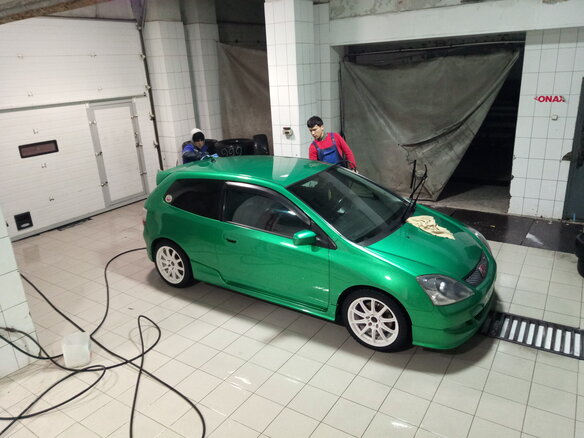 2002 Honda Civic Type R VII, зелёный - вид 5