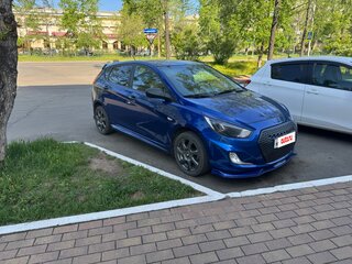 2012 Hyundai Solaris I, синий, 600000 рублей, вид 1