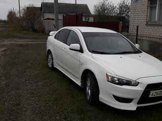 2008 Mitsubishi Lancer X, белый, 1180000 рублей, вид 1