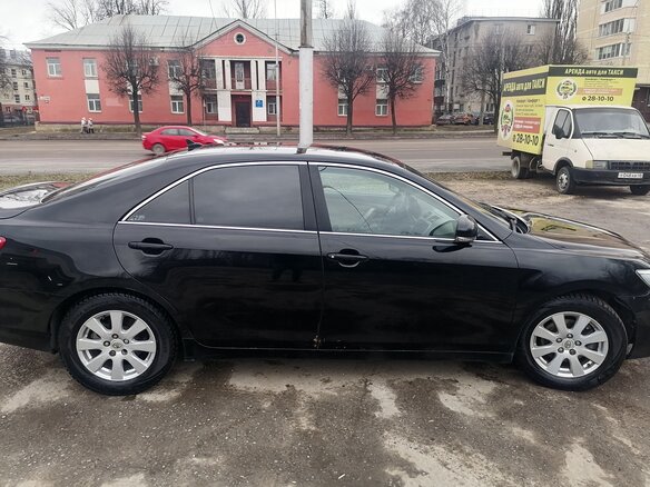 2009 Toyota Camry VI (XV40) Рестайлинг, чёрный, 900000 рублей - вид 2