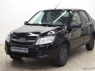 2014 Lada (ВАЗ) Granta I, чёрный, 460000 рублей, вид 1