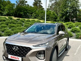 2019 Hyundai Santa Fe IV, коричневый, 3500000 рублей, вид 4