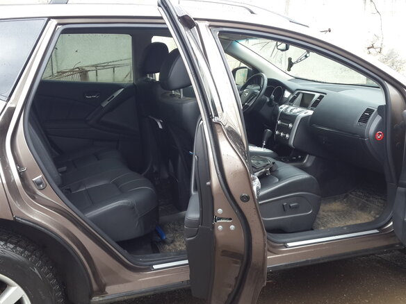 2012 Nissan Murano II (Z51) Рестайлинг 2, бежевый - вид 3