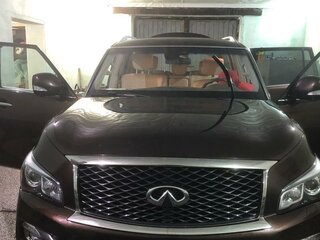 2017 Infiniti QX80 I Рестайлинг, коричневый, 3000000 рублей, вид 1