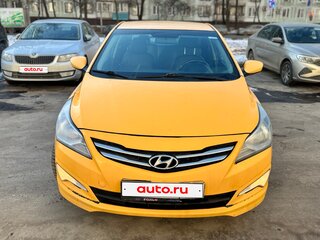 2016 Hyundai Solaris I Рестайлинг, синий, 850000 рублей, вид 1