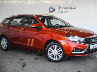 2018 Lada (ВАЗ) Vesta SW I, красный, 900000 рублей, вид 1