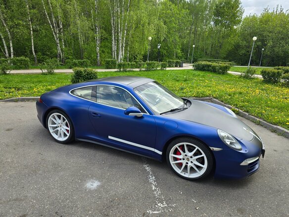 2013 Porsche 911 Carrera 4S VII (991), синий, 6400000 рублей - вид 10