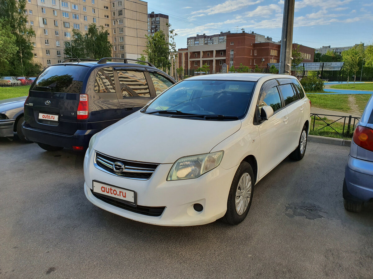 Toyota Corolla Fielder 1 5 2009 Р±РµР»С‹Р№