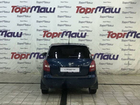 2012 Skoda Fabia II Рестайлинг, синий - вид 5