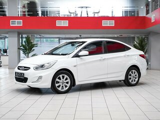 2014 Hyundai Solaris I, белый, 799000 рублей, вид 1