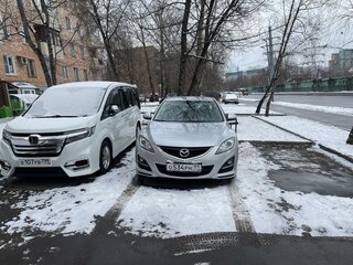 2012 Mazda 6 II (GH) Рестайлинг, серебристый, 1350000 рублей, вид 1
