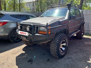 1996 Jeep Grand Cherokee I (ZJ) Рестайлинг, чёрный, 400000 рублей, вид 1