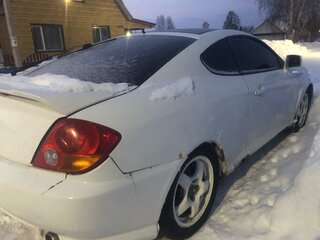 2004 Hyundai Tiburon II (GK), белый, 120000 рублей, вид 4