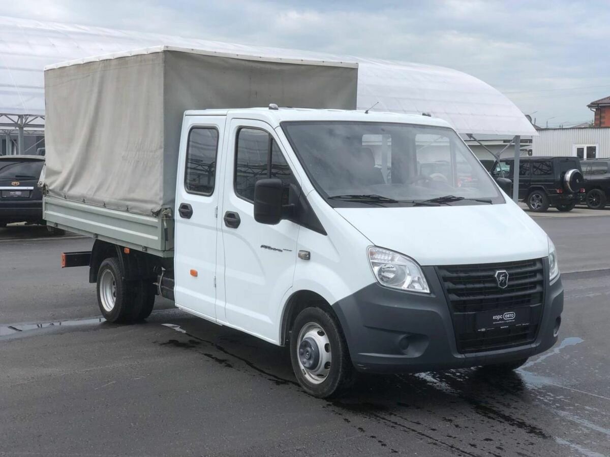 Купить б/у ГАЗ ГАЗель Next бензин механика в Туле: белый бортовой ...