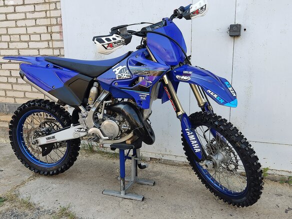 2021 Yamaha YZ125, синий - вид 9