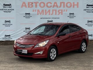 2016 Hyundai Solaris I Рестайлинг, красный, 779000 рублей, вид 1