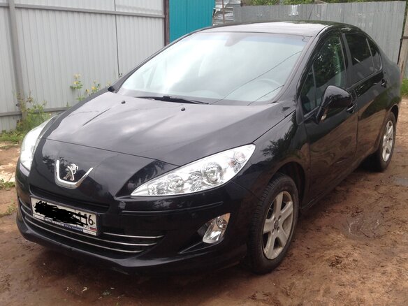 2015 Peugeot 408 I, чёрный