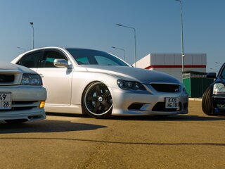 2008 Toyota Mark X I Рестайлинг, серый, 1850000 рублей, вид 2
