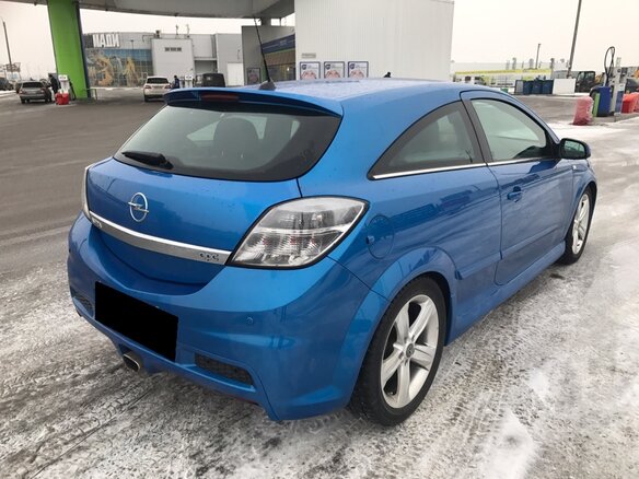 2008 Opel Astra OPC H, голубой - вид 4