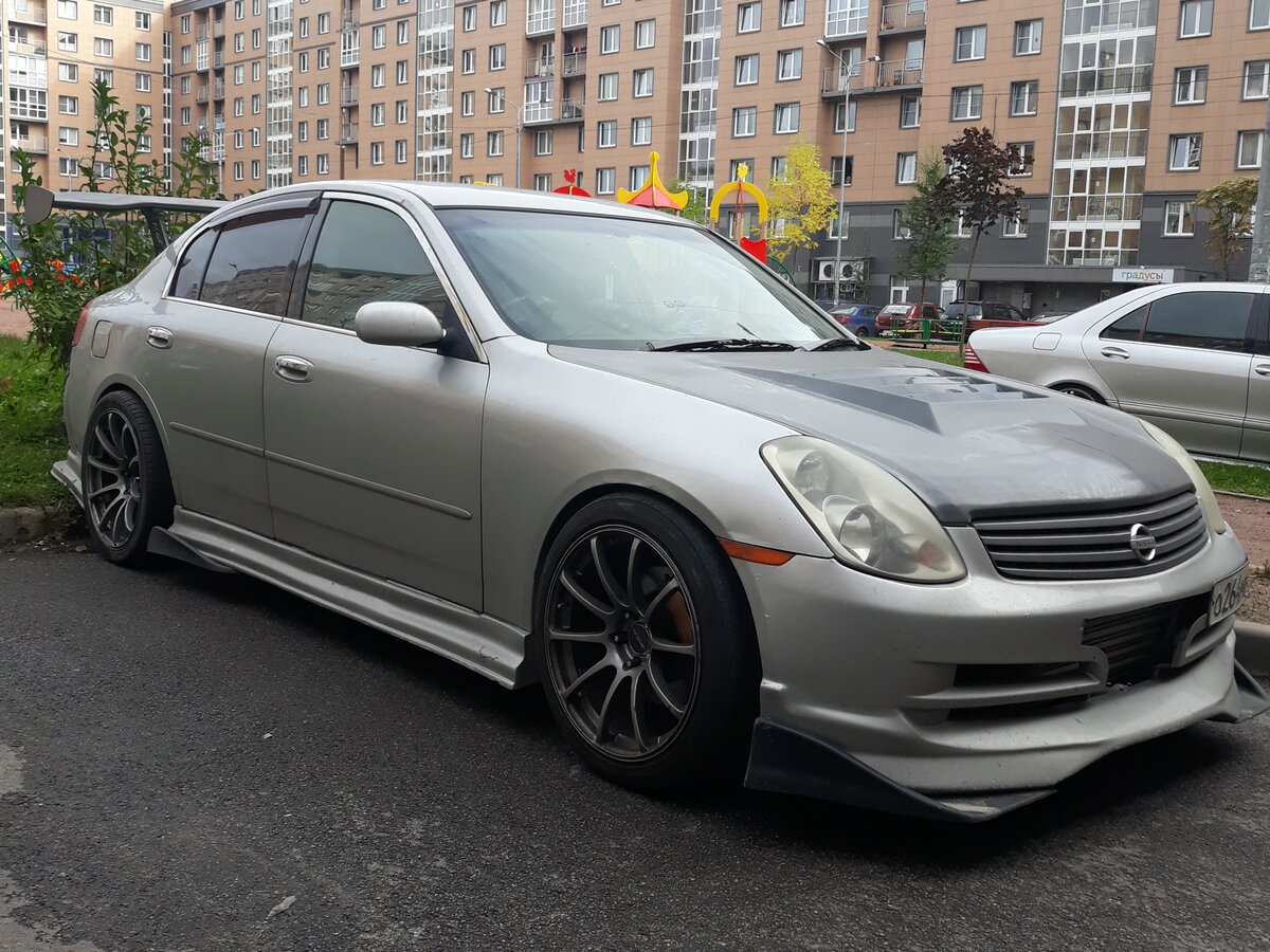 Фары nissan skyline v35