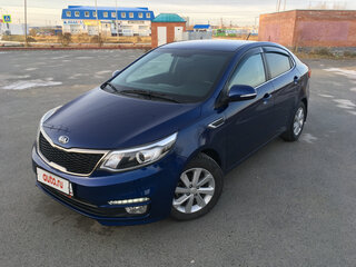 2016 Kia Rio III Рестайлинг, синий, 800000 рублей, вид 1