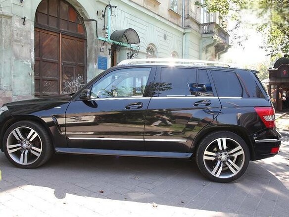 2010 Mercedes-Benz GLK-Класс 220 CDI I (X204), чёрный - вид 1