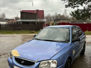 2005 Hyundai Accent ТагАЗ II, голубой, 300000 рублей, вид 1