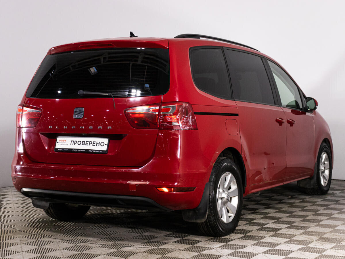 Seat Alhambra 2009 багажник