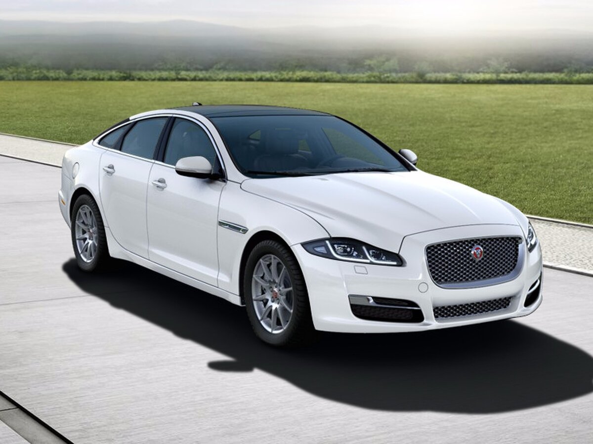 Ягуар XJ белый