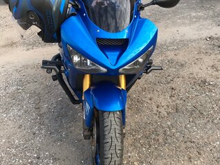 2003 Kawasaki ZX-6 Ninja, синий, 450000 рублей, вид 1