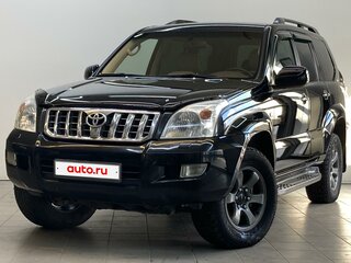 2007 Toyota Land Cruiser Prado 5-speed 120 Series Рестайлинг, чёрный, 2000000 рублей, вид 1