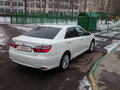 2014 Toyota Camry VII (XV50) Рестайлинг, белый - вид 4