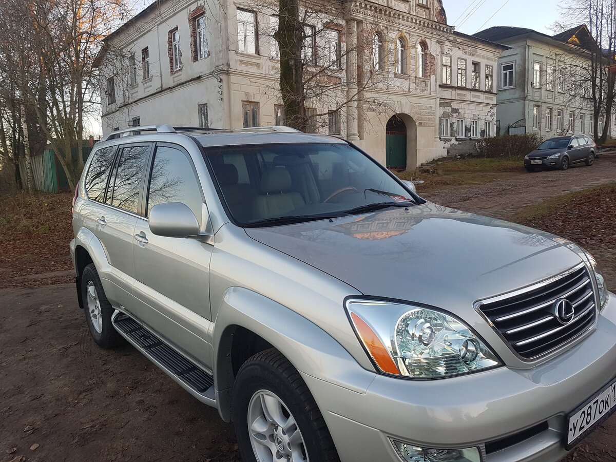 Лексус gx470 серый