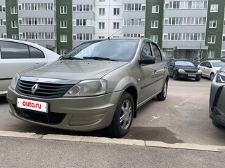 2012 Renault Logan I Рестайлинг, бежевый, 389000 рублей, вид 1