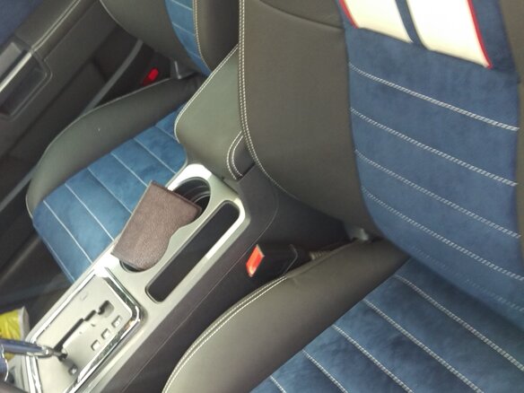 2011 Dodge Challenger III Рестайлинг, синий - вид 2