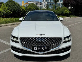 2021 Genesis G80 II, белый, 3600000 рублей, вид 1