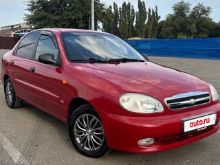 2007 Chevrolet Lanos I, красный, 610000 рублей, вид 1