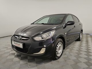 2012 Hyundai Solaris I, чёрный, 640000 рублей, вид 1