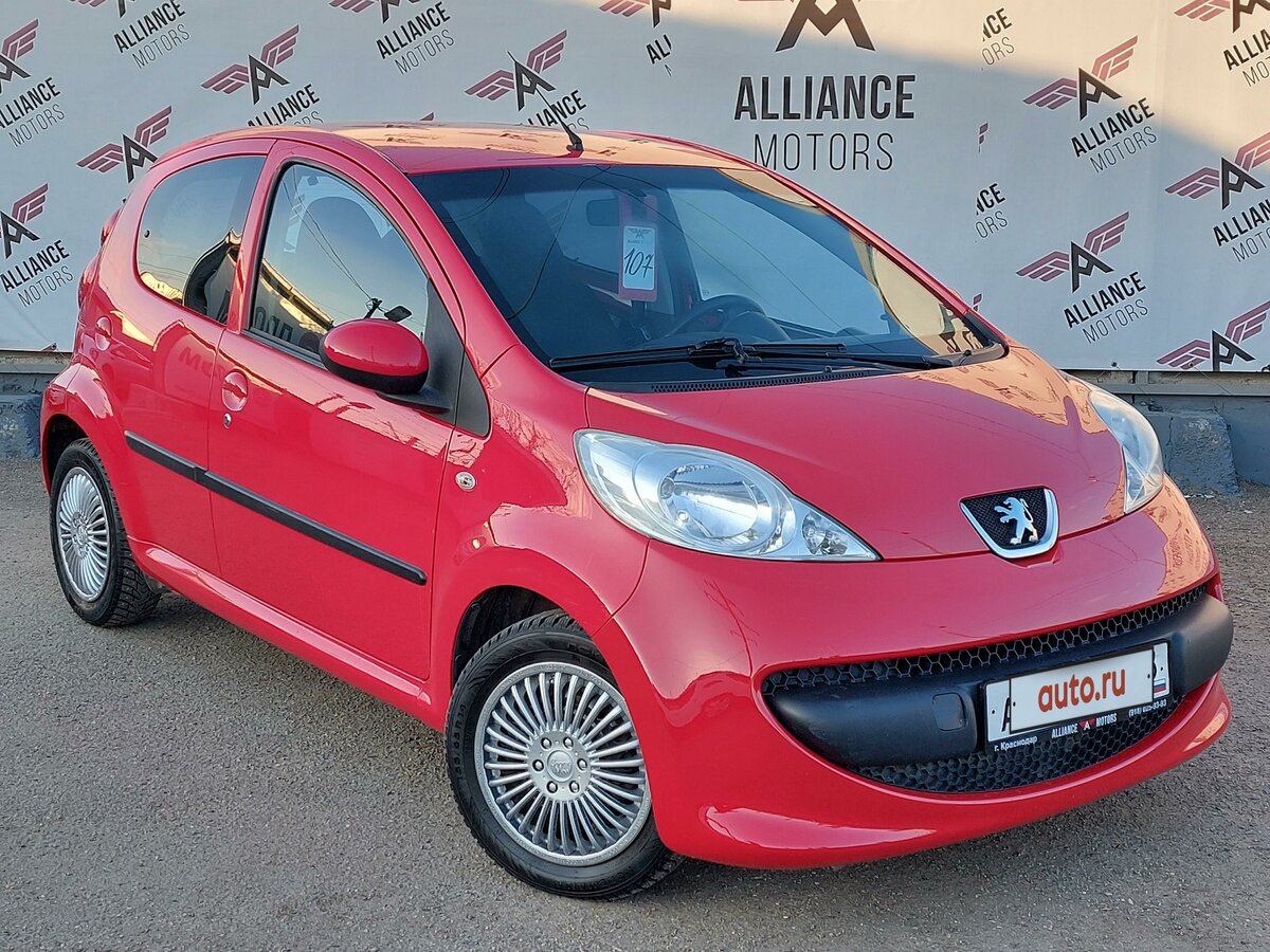 Купить б/у Peugeot 107 I 1.0 AMT (68 л.с.) бензин робот в Краснодаре ...