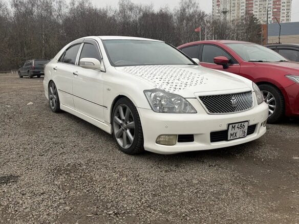 2004 Toyota Crown XII (S180), белый, 1000000 рублей - вид 2