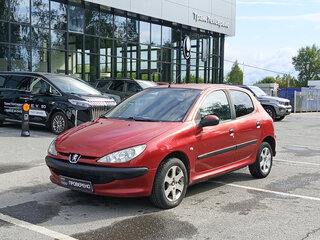 2007 Peugeot 206, красный, 225000 рублей, вид 1